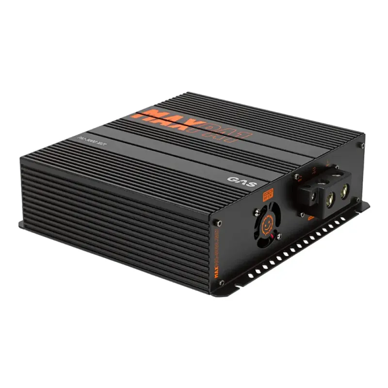 GAS MAX PA1-3000.1DZ2  Monoforsterker, 3000W RMS, 2 Ohm, fullfrekvens