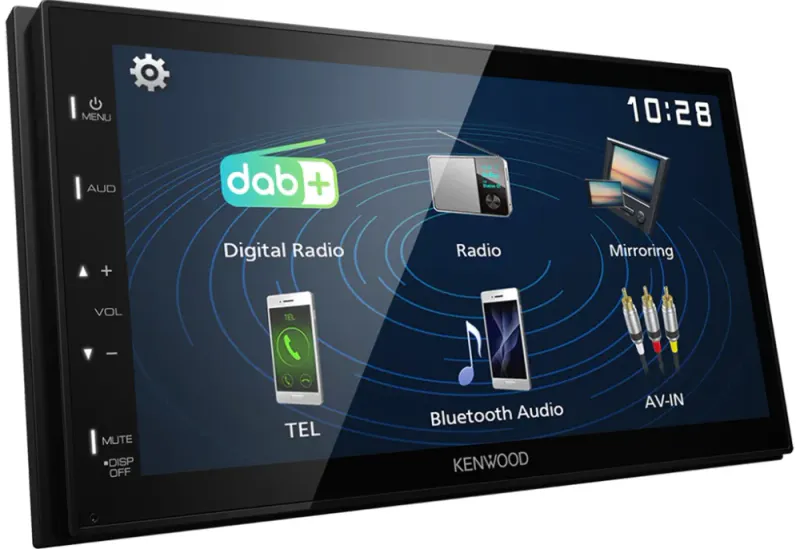 Kenwood DMX129DAB. 2-DIN MEDIASPILLER - DAB BT USB/IPHONE