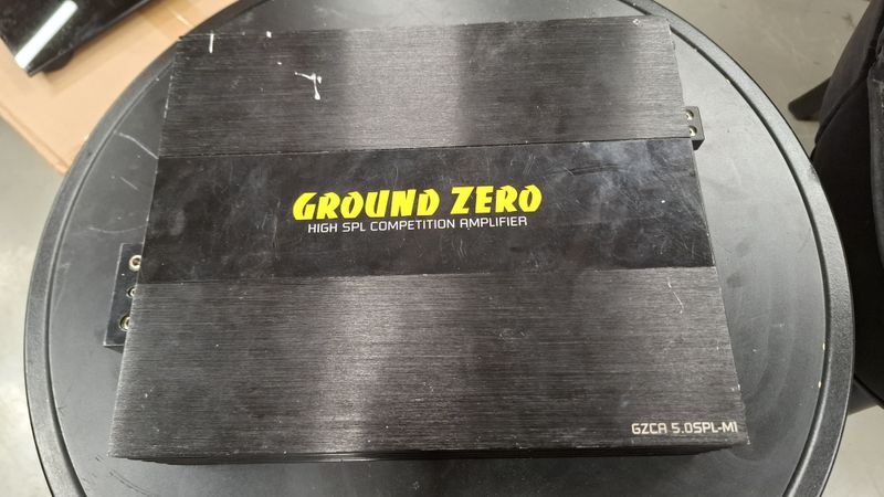 Brukt! Ground Zero GZCA 5.0SPL-M1 mono 1x 5000+wRMS 1ohm