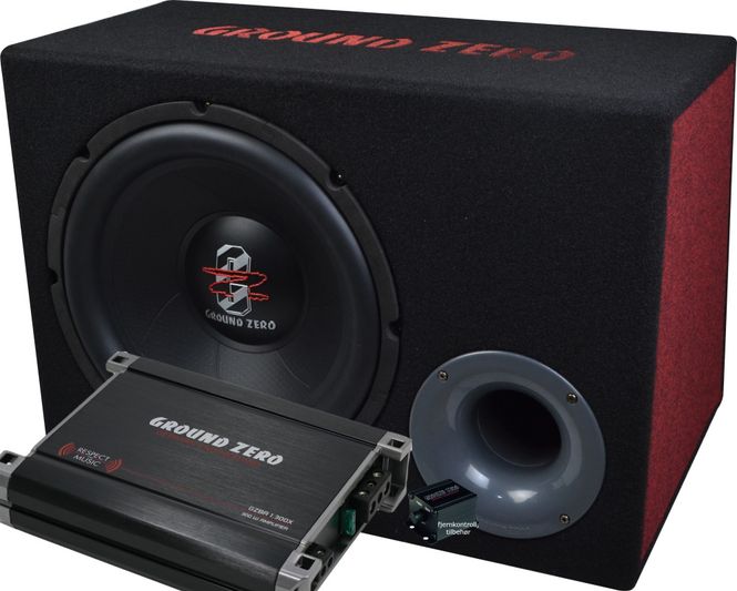 Hovedbilde Ground Zero BASSKIT 12.300X-II 12 basskasse med ...