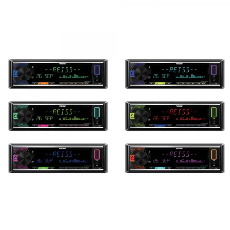 Reiss RS-MX88DSP. IKKE DAB+. 1din m/ Bluetooth og 8-kanal DSP. 4x16wRMS(4x 51wMAX), USB/AUX