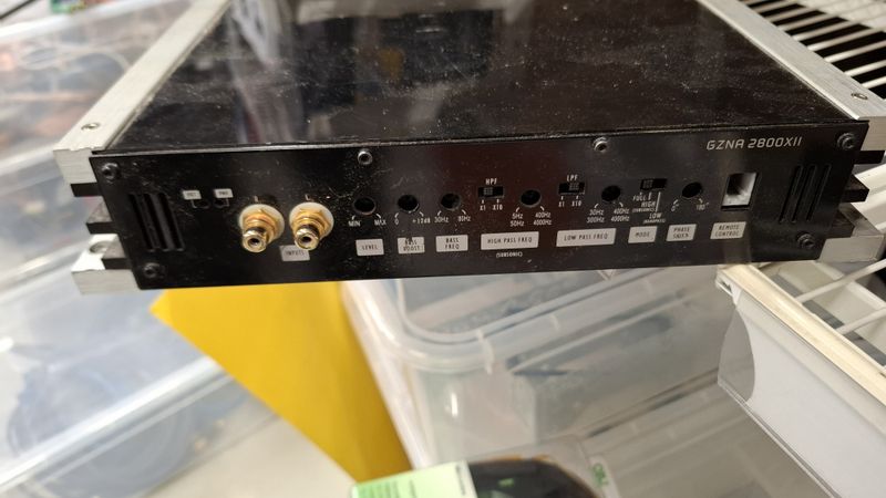 Brukt! Ground Zero GZNA 2800XII 2kanal forsterker 2x430 4ohm, 2x 800 2ohm, 2x1600 1ohm. 