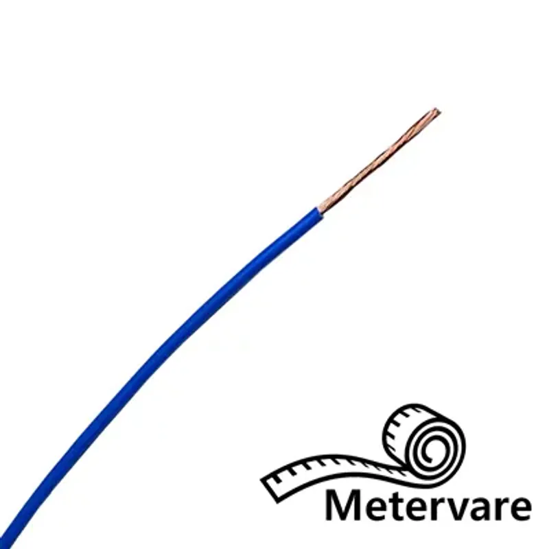 1,5mm2 Strømkabel. Blå - Meterpris