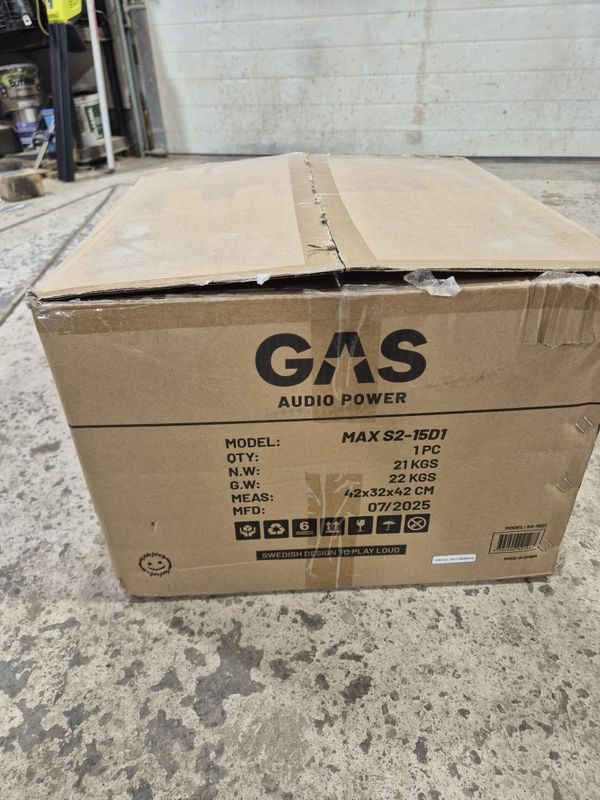 Brukt! GAS MAX S2-15D1 15